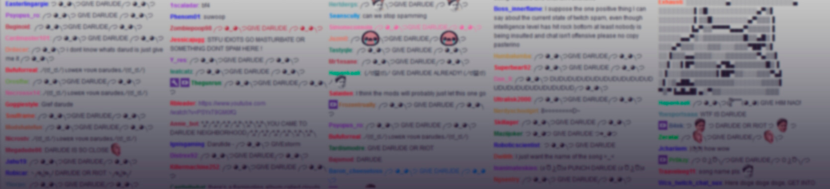 Twitch chat going ham